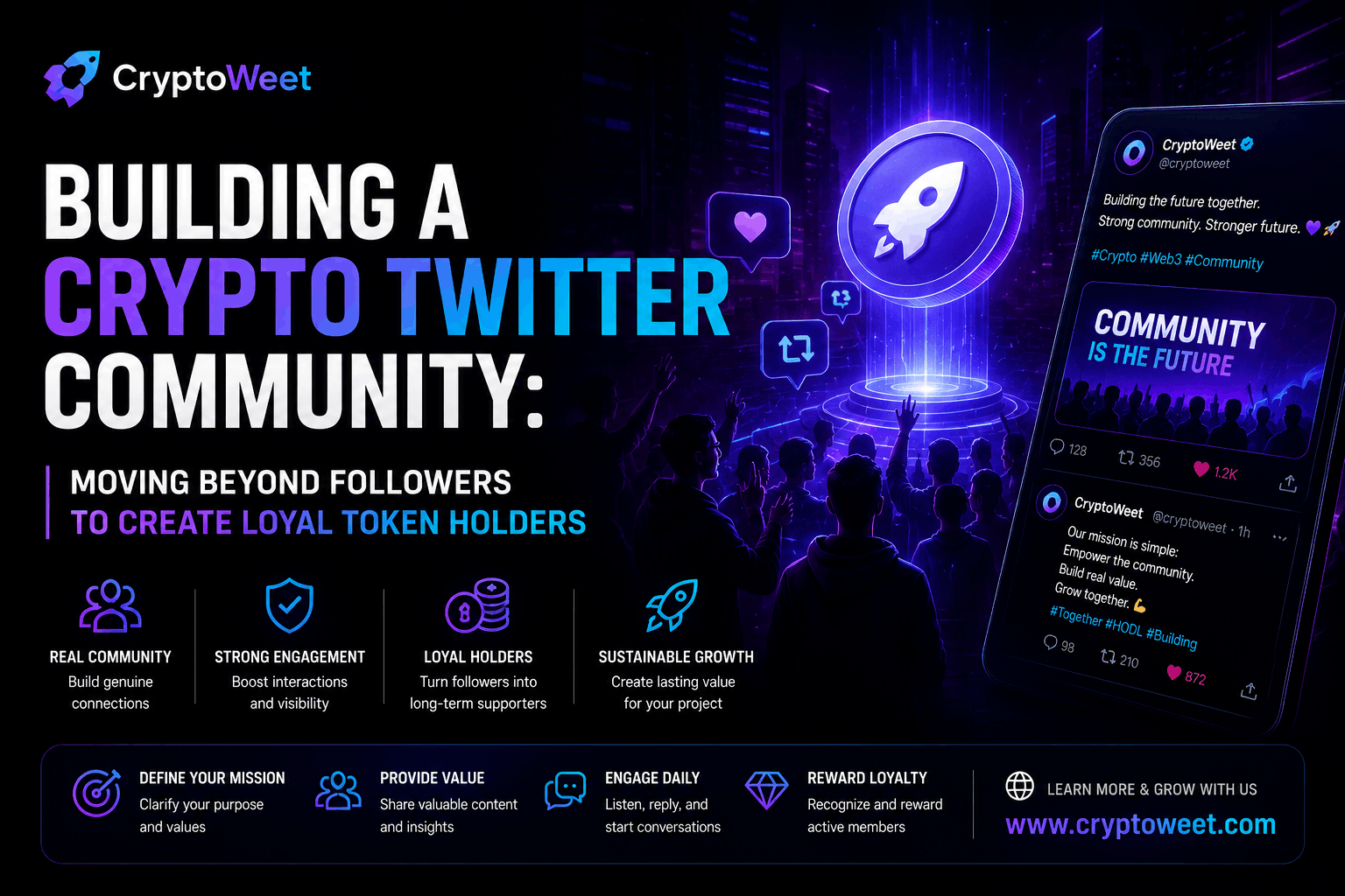 Building a Crypto Twitter Community: Moving Beyond Followers to Create Loyal Token Holders