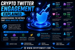 Crypto Twitter Engagement Explained: Understanding the Metrics That Drive Investor Trust